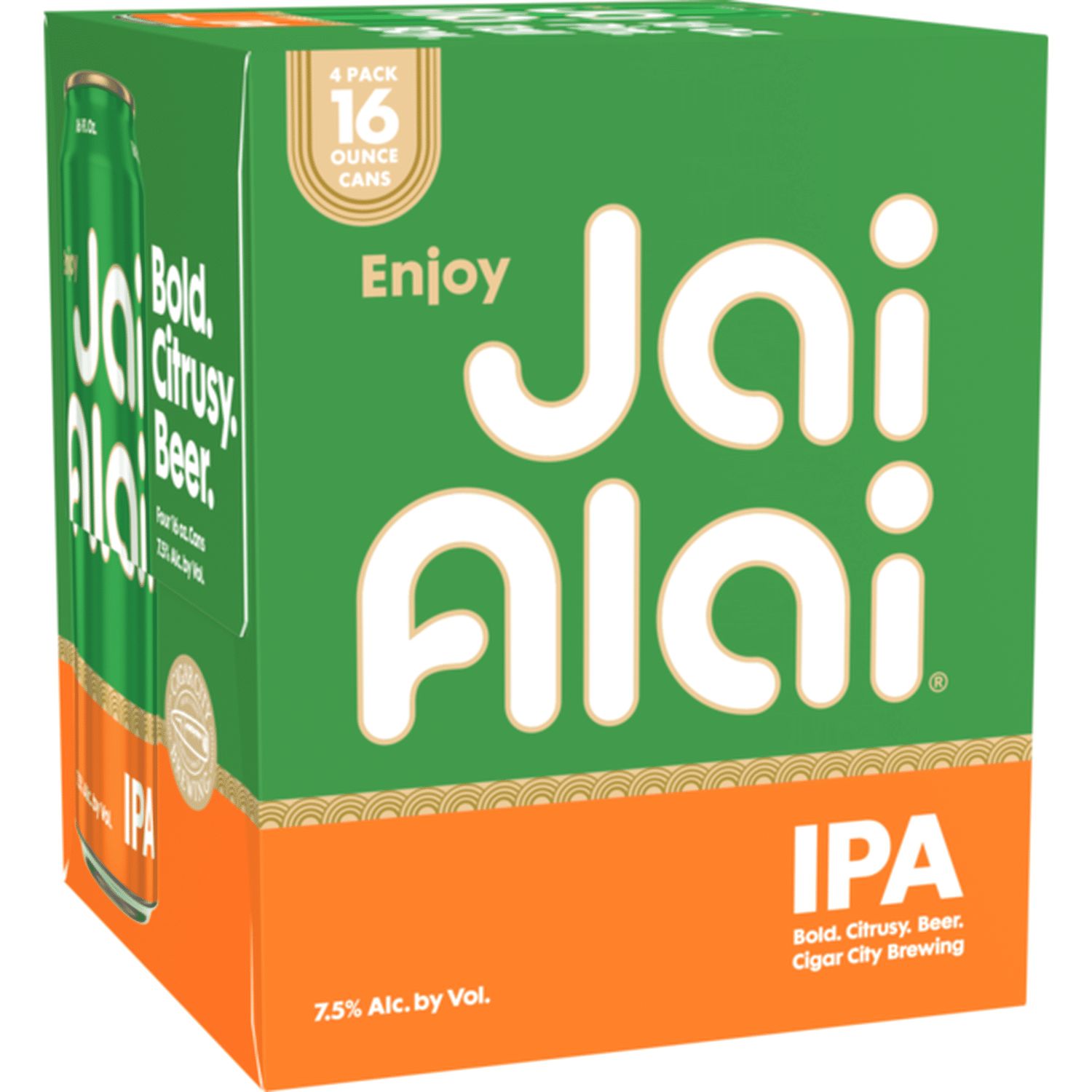 Cigar City Jai Alai IPA 16oz 4pk Cans