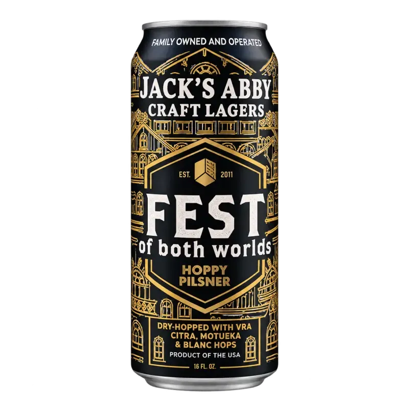 Jack's Abby Fest of Both Worlds Hoppy Pilsner 16oz 4pk Cans