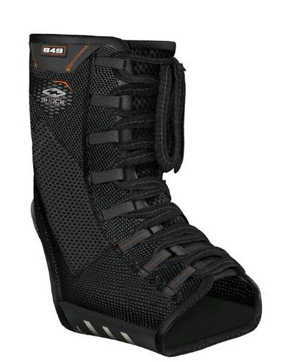 849 Ultra Gel Lace Ankle Support, Color: Black, Size: XS
