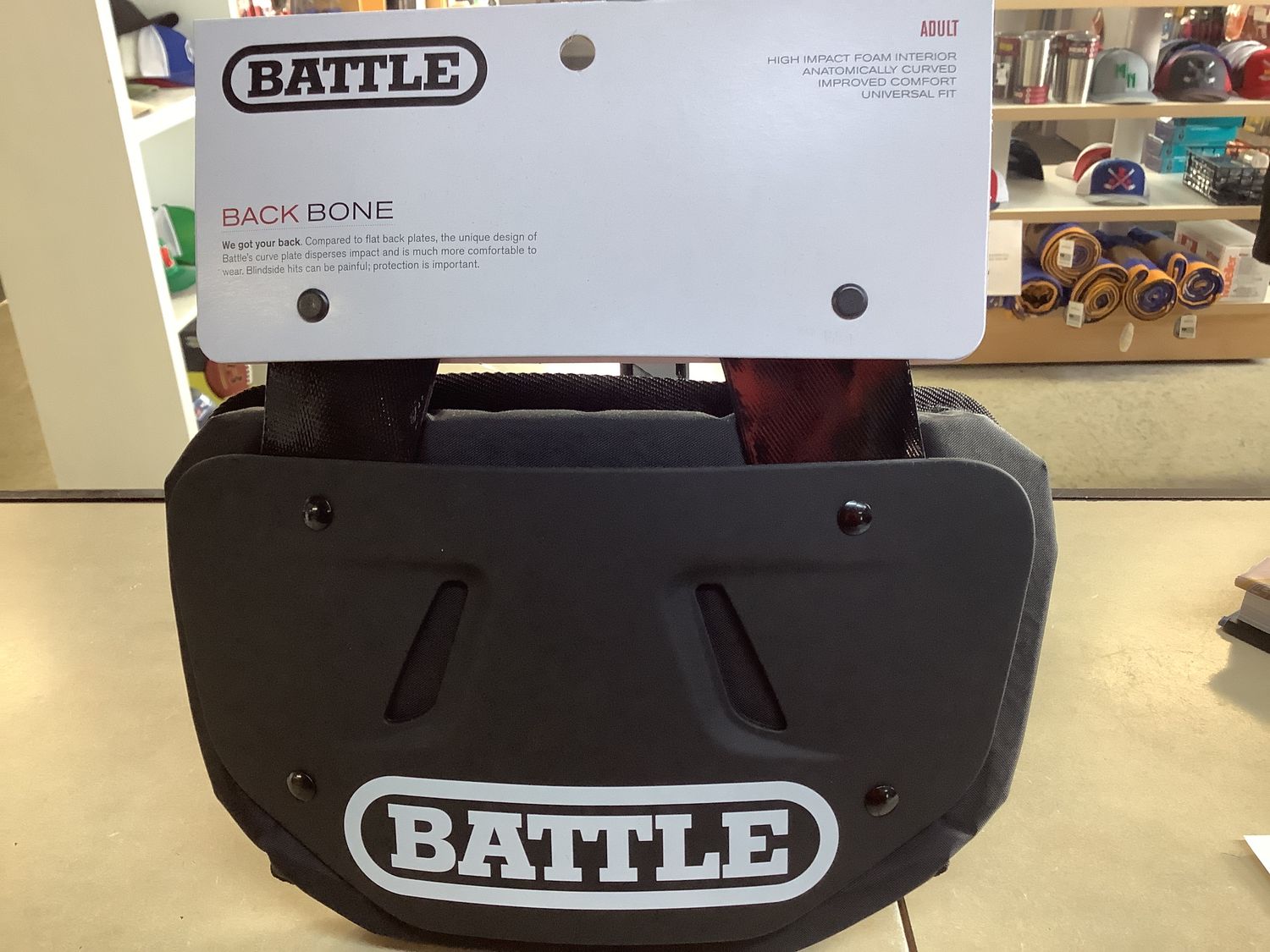 Battle Back Plate, Color: Black