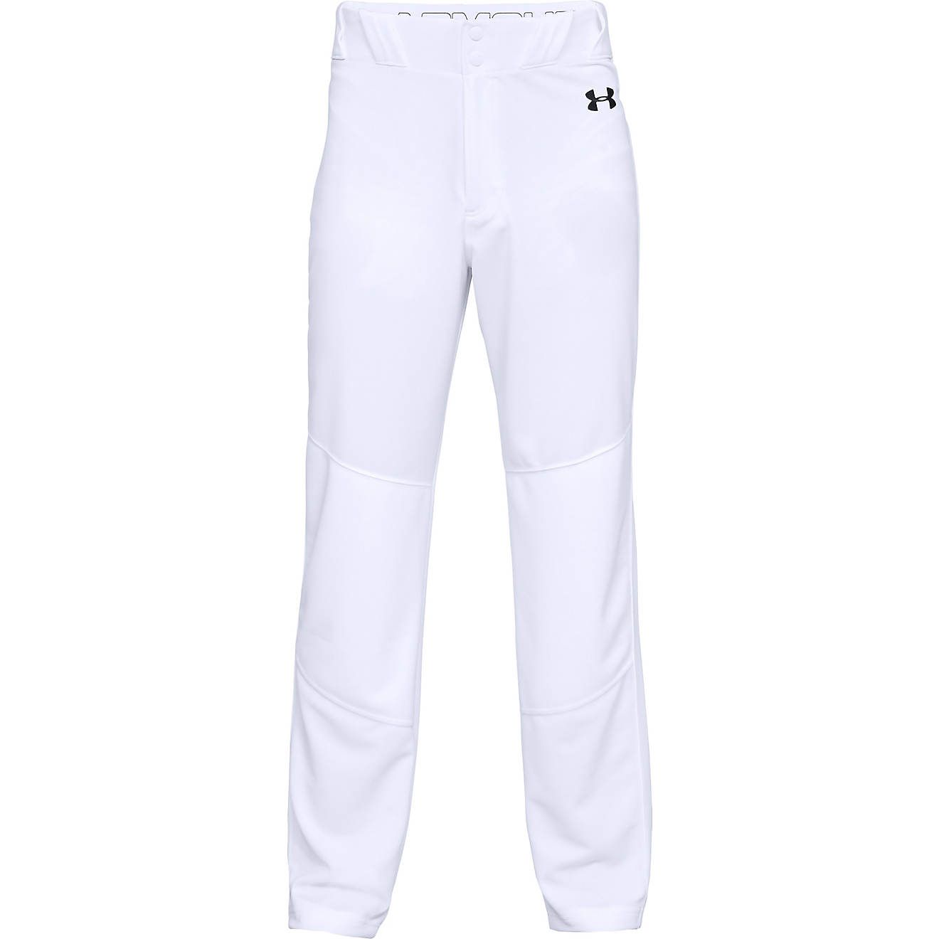 Boys&#39; UA Utility Relaxed Baseball Pants, Color: White 100, Size: Youth XS
