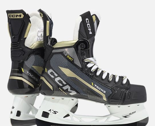 AS-590 Tacks CCM Ice Hockey Skates, Size: 4 SpeedBlade XS Steel