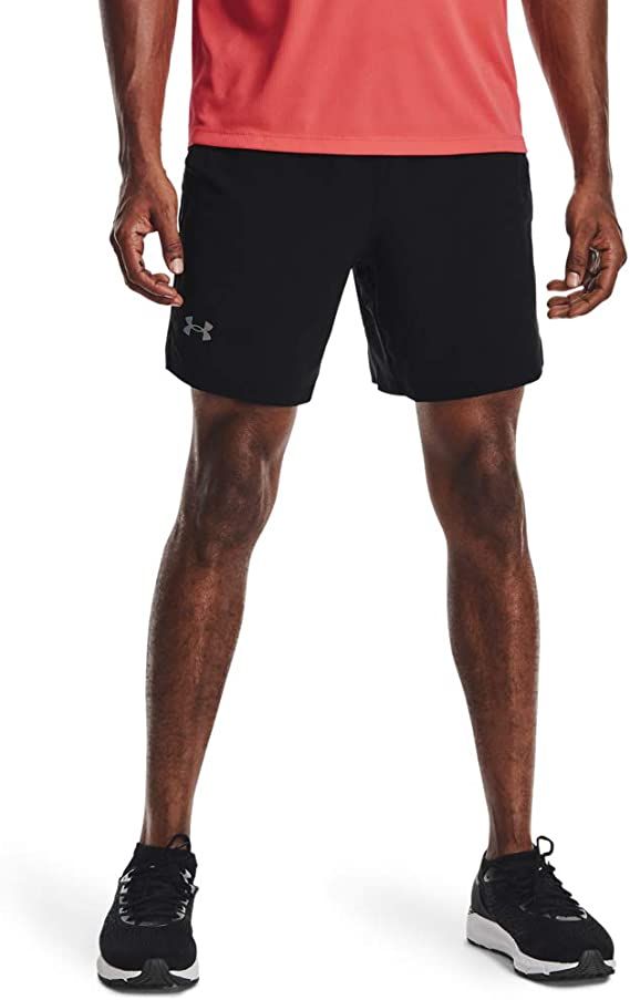 Men&#39;s UA Launch Run 7&quot; Shorts, Color: Black 001, Size: Small