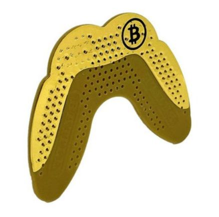 Ultra-Slim &quot;Grillz&quot; Mouthguard, Color: Gold