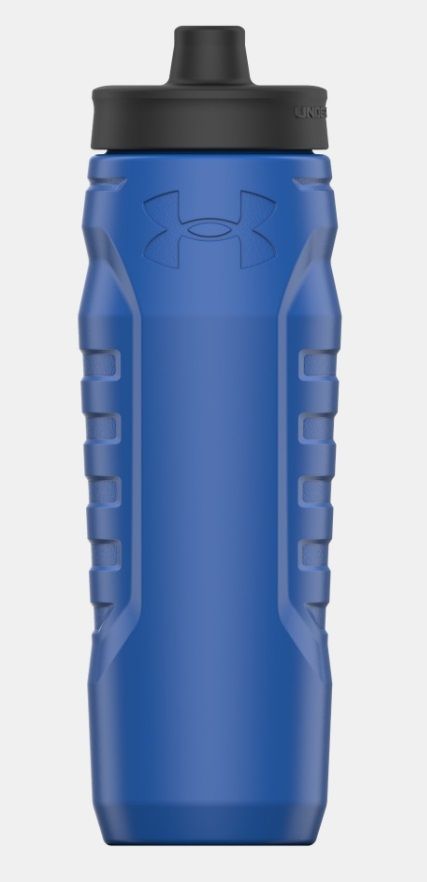 UA Sideline Squeeze 32oz Water Bottle, Color: Royal