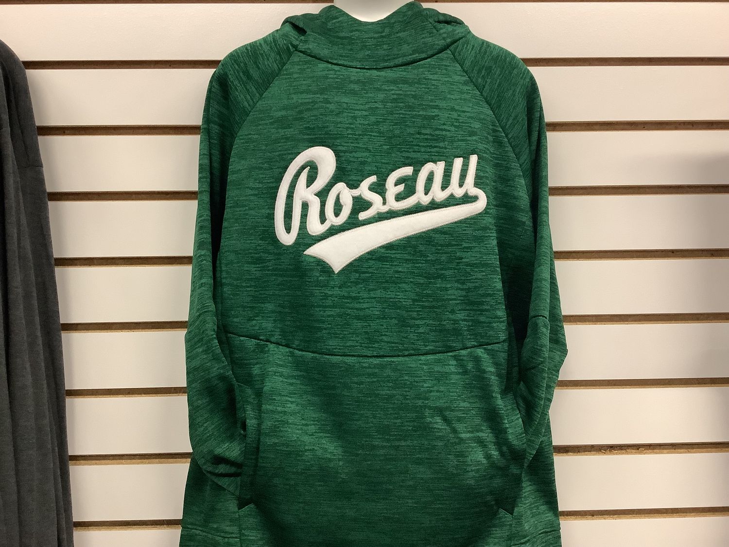 ROSEAU FELT LOGO YOUTH ALL-PRO PERFORMANCE FLEECE HOODIE, Size: Youth Small
