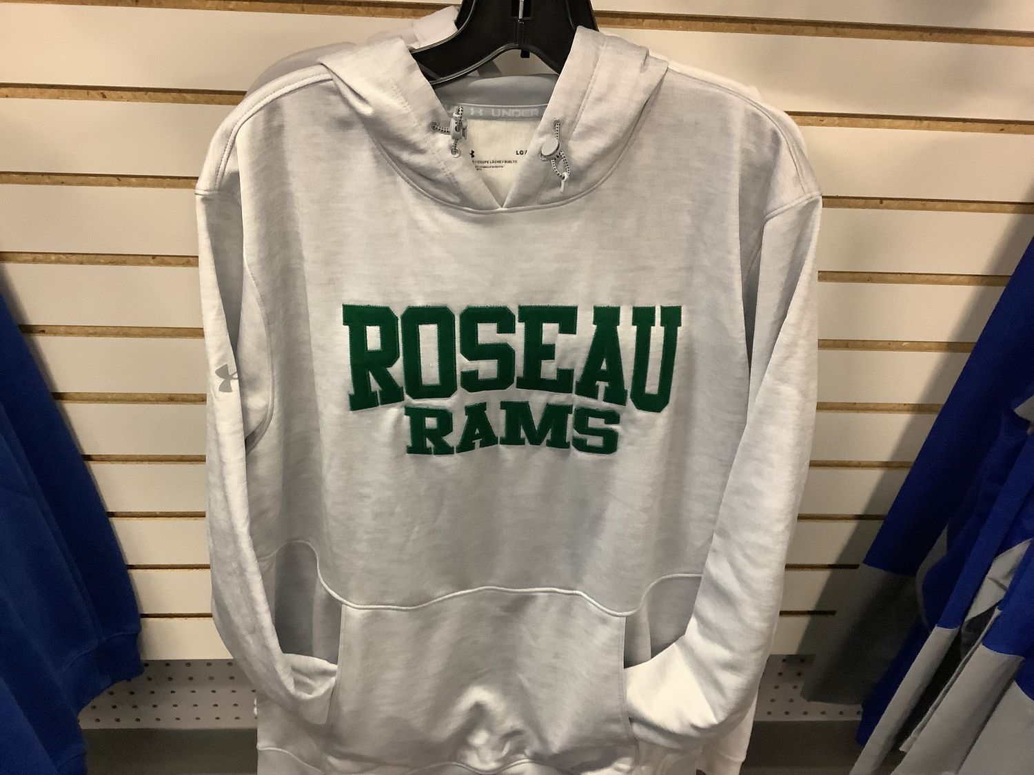 Roseau Rams Men&#39;s Armour Fleece® Storm Hoodie, Size: XS