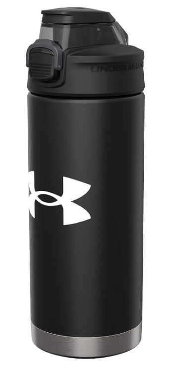 UA 160z Protege Vacuum Insulated Stainless Steel Water Bottle, Color: Satin Black
