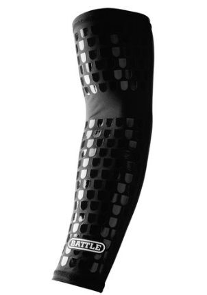Football Ultra-Stick Full Arm Sleeve - Adult , Color: Black, Size: Small/Medium