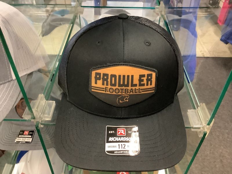 Prowler Football Leather Patch Snapback Hat OSFM