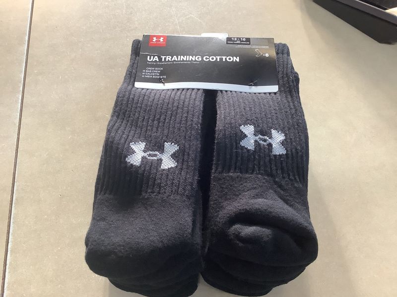 UA Training Cotton Socks 6 Pack