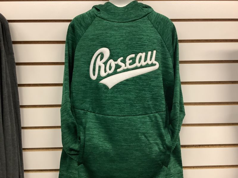 ROSEAU FELT LOGO YOUTH ALL-PRO PERFORMANCE FLEECE HOODIE