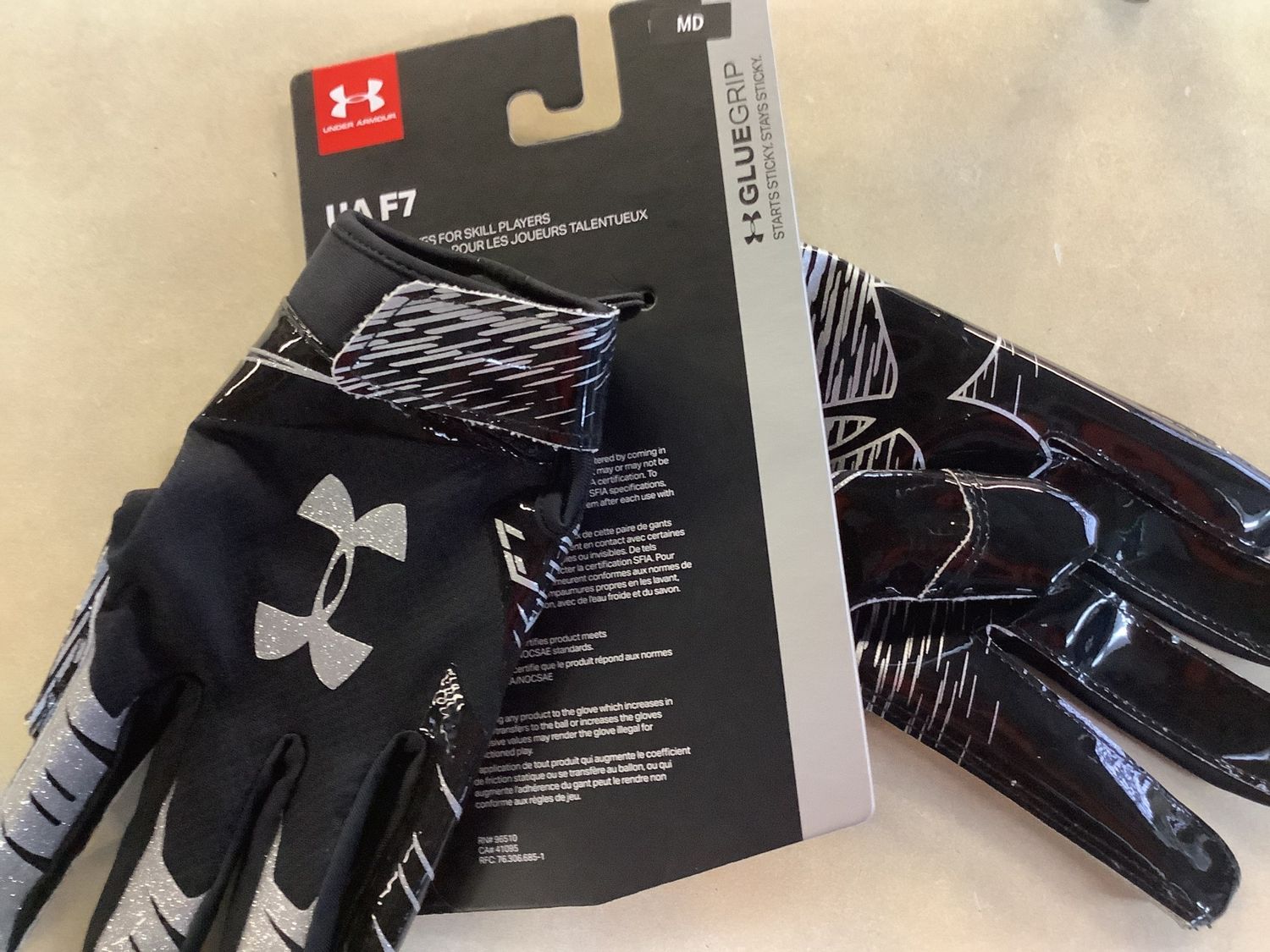 UA F7 Football Gloves