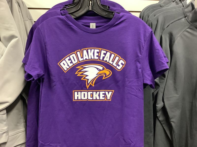 Red Lake Falls Hockey Adult T-shirts