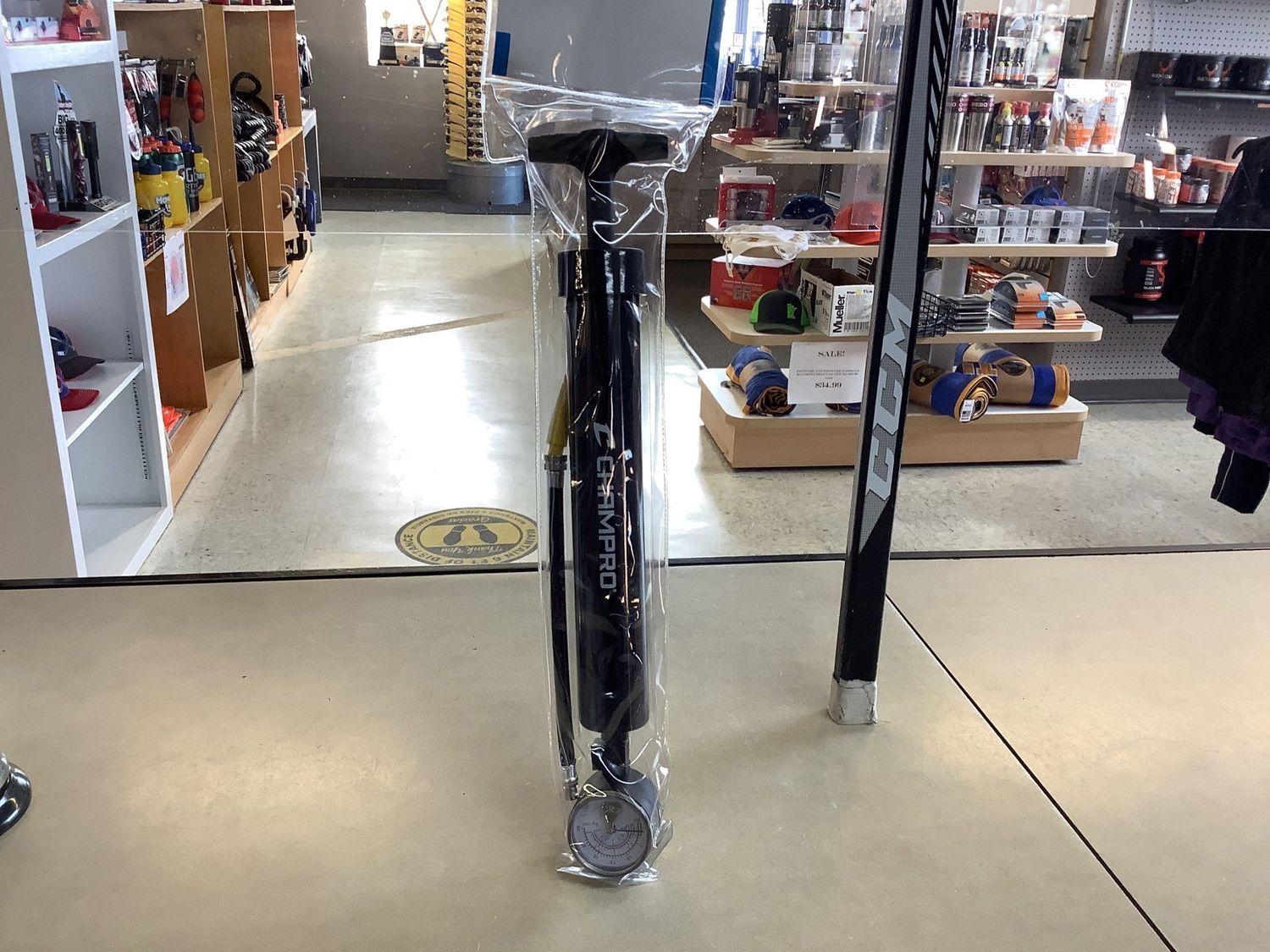 12” Inflation Pump w/ pressure gauge