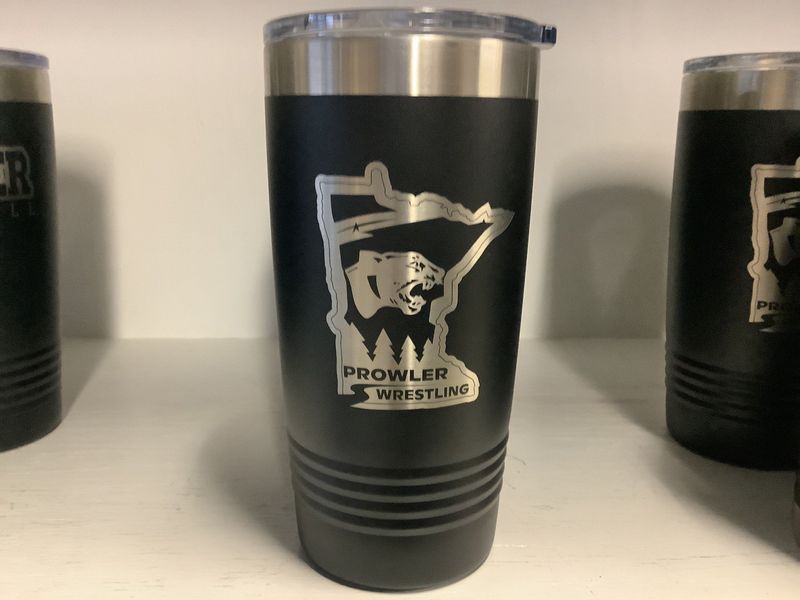 Prowler Wrestling Custom Polar Camel 20 oz tumbler