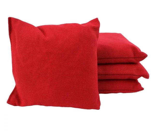 Cornhole Bags Set of 4 Red