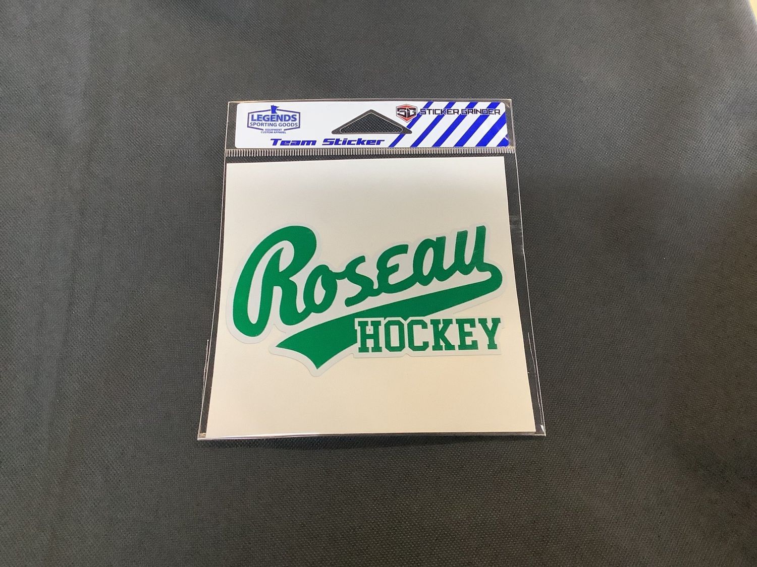 Roseau Hockey Sticker