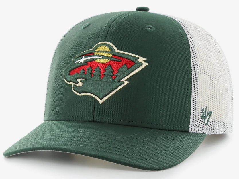 Minnesota Wild Dark Green 47 Trucker