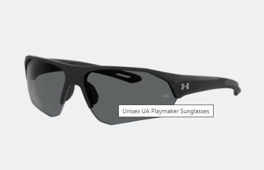 UA Playmaker Sunglasses Matte Black/Gray Poloarized
