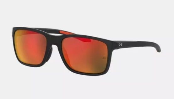 Unisex UA Hustle Mirror Sunglasses Matte Black/Gray/Infrared