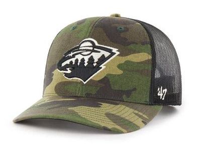 Minnesota Wild Camo Camo 47 Trucker