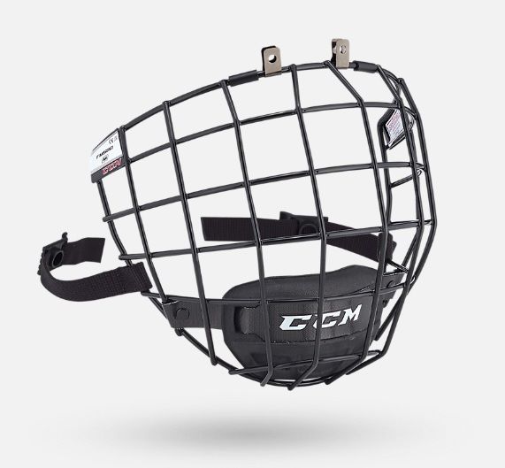 CCM 580 Facemask , Color: BLACK, Size: small