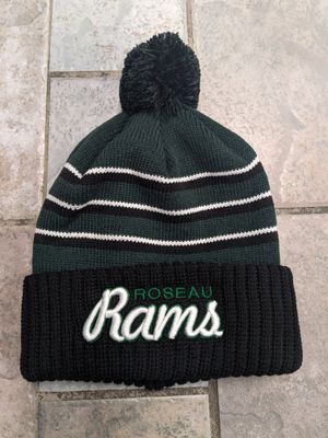 Roseau Youth Hockey Richardson 143 Knit Pom beanie  Green
