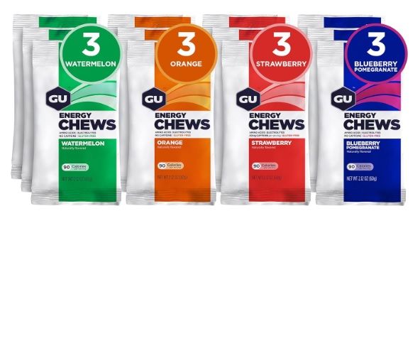 GU ENERGY CHEWS, Flavor: WATERMELON