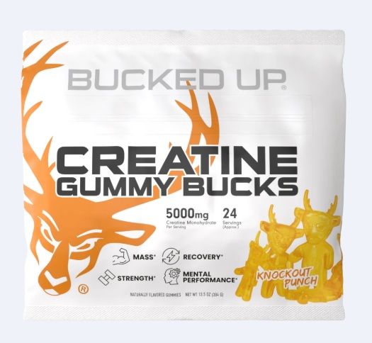 Bucked Up Creatine Gummy Bucks, Flavor: Knockout Punch