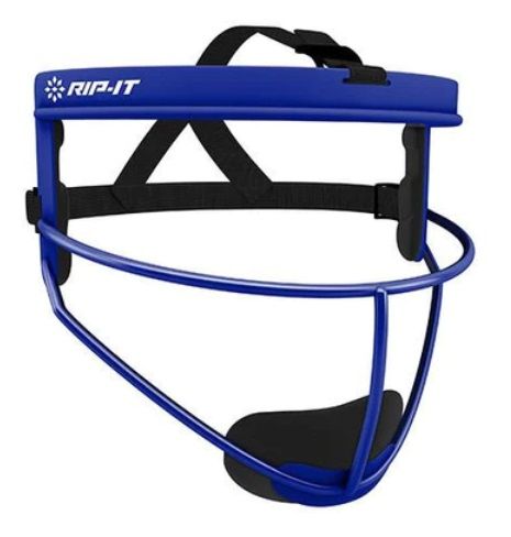 Rip-It Defense Softball Fielders Mask, Color: Royal Blue, Size: Adult