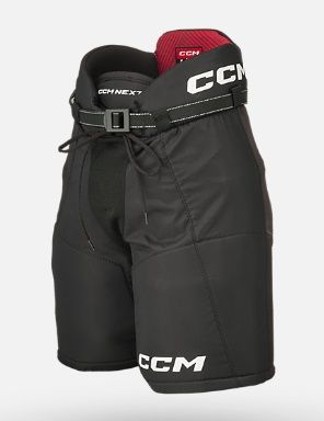 CCM NEXT HOCKEY PANTS JUNIOR, Color: BLACK, Size: S