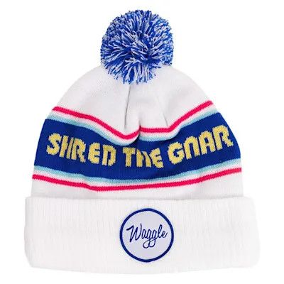 Shred the Gnar Pom Beanie Waggle