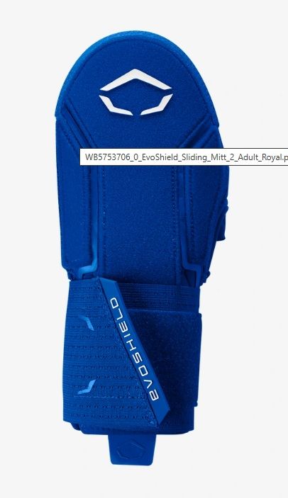 EvoShield Protective Sliding Mitt 2.0, Color: Royal, Size: Adult