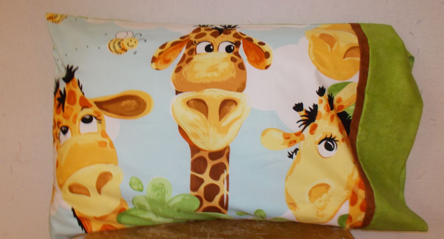 Giraffe Party Pillowcase