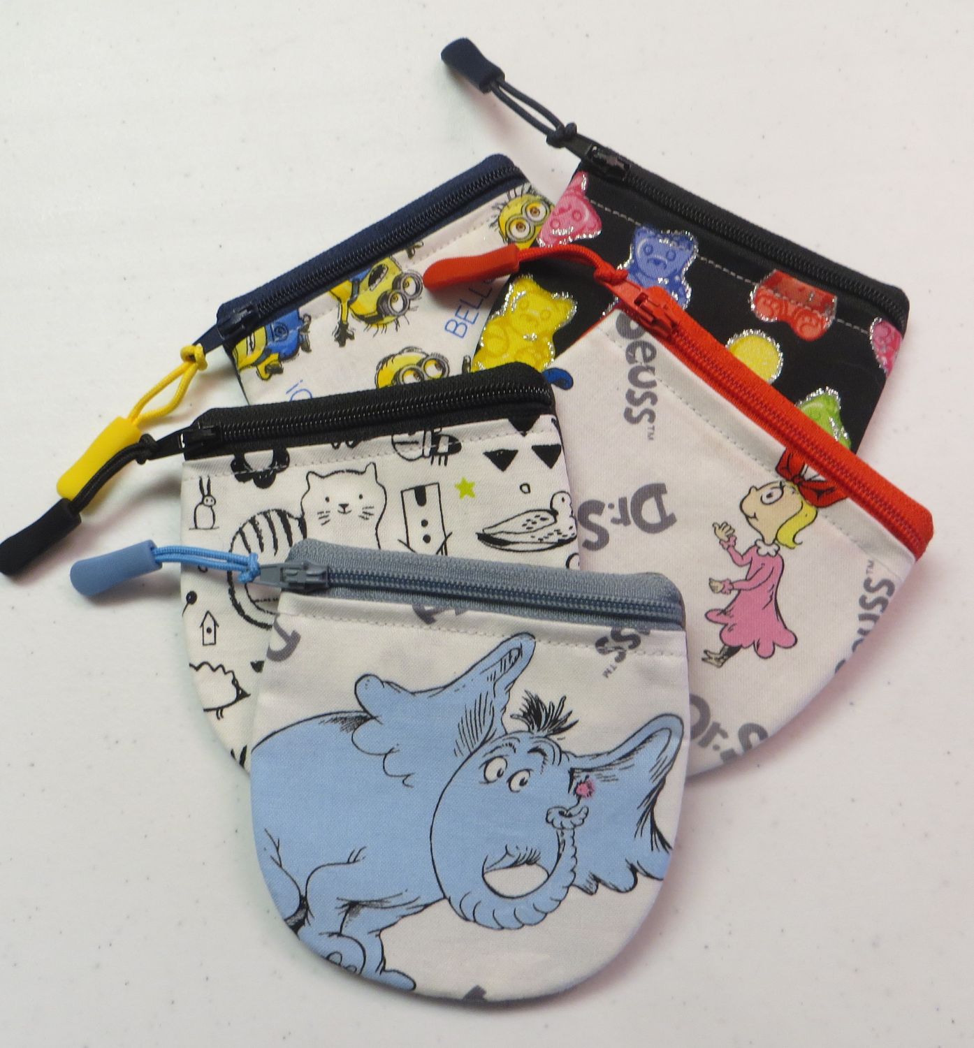 Kids Theme Bucket Coin Pouches