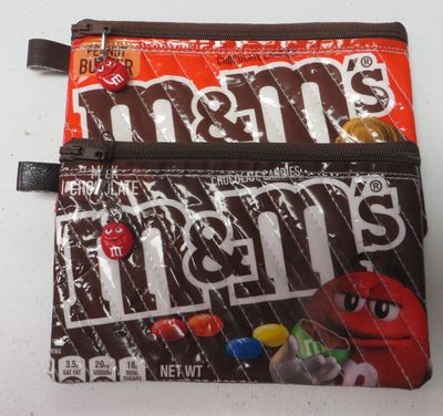Up Cycled M &amp; M Bags