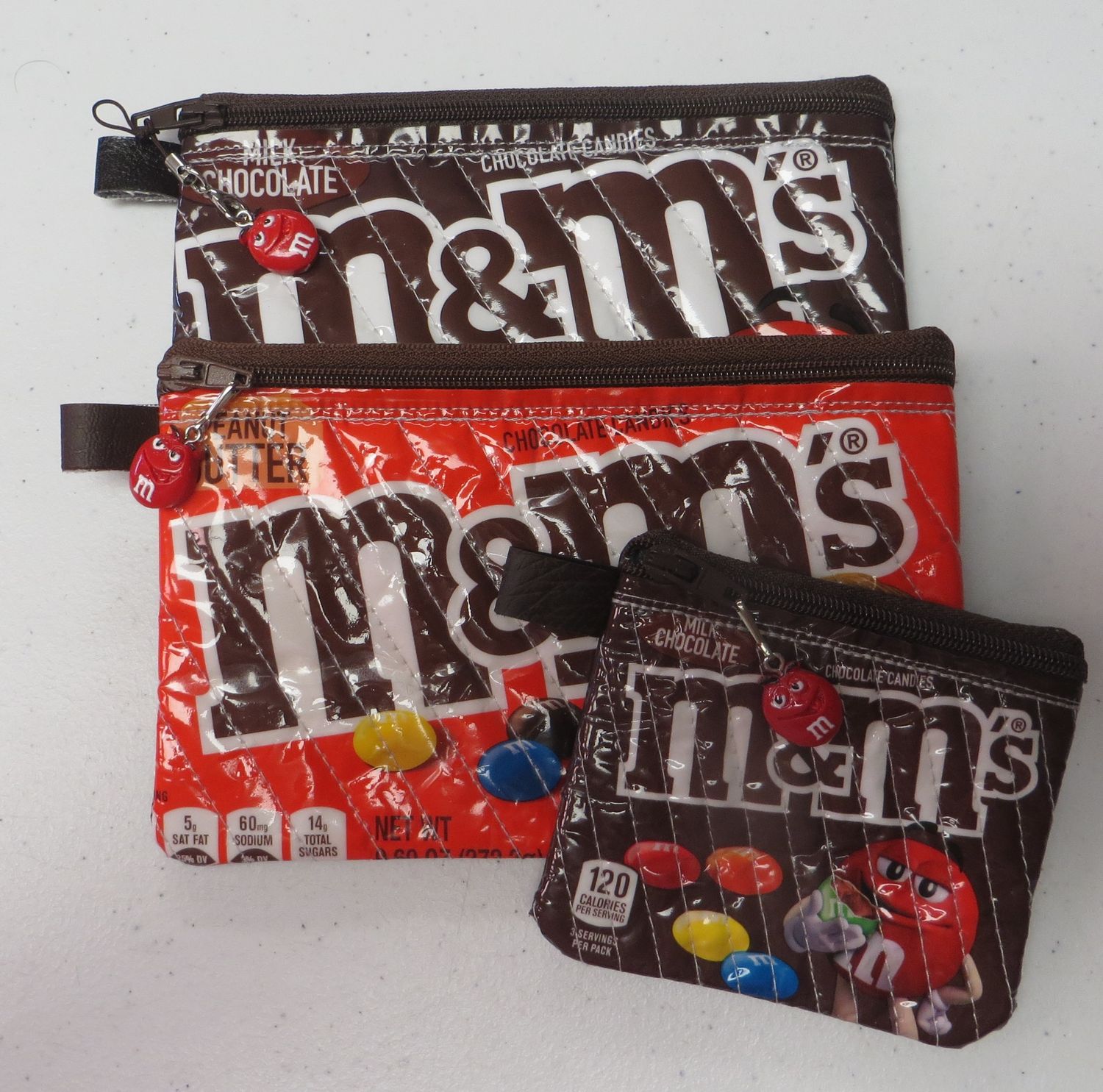 Upcycled M &amp; M Bags