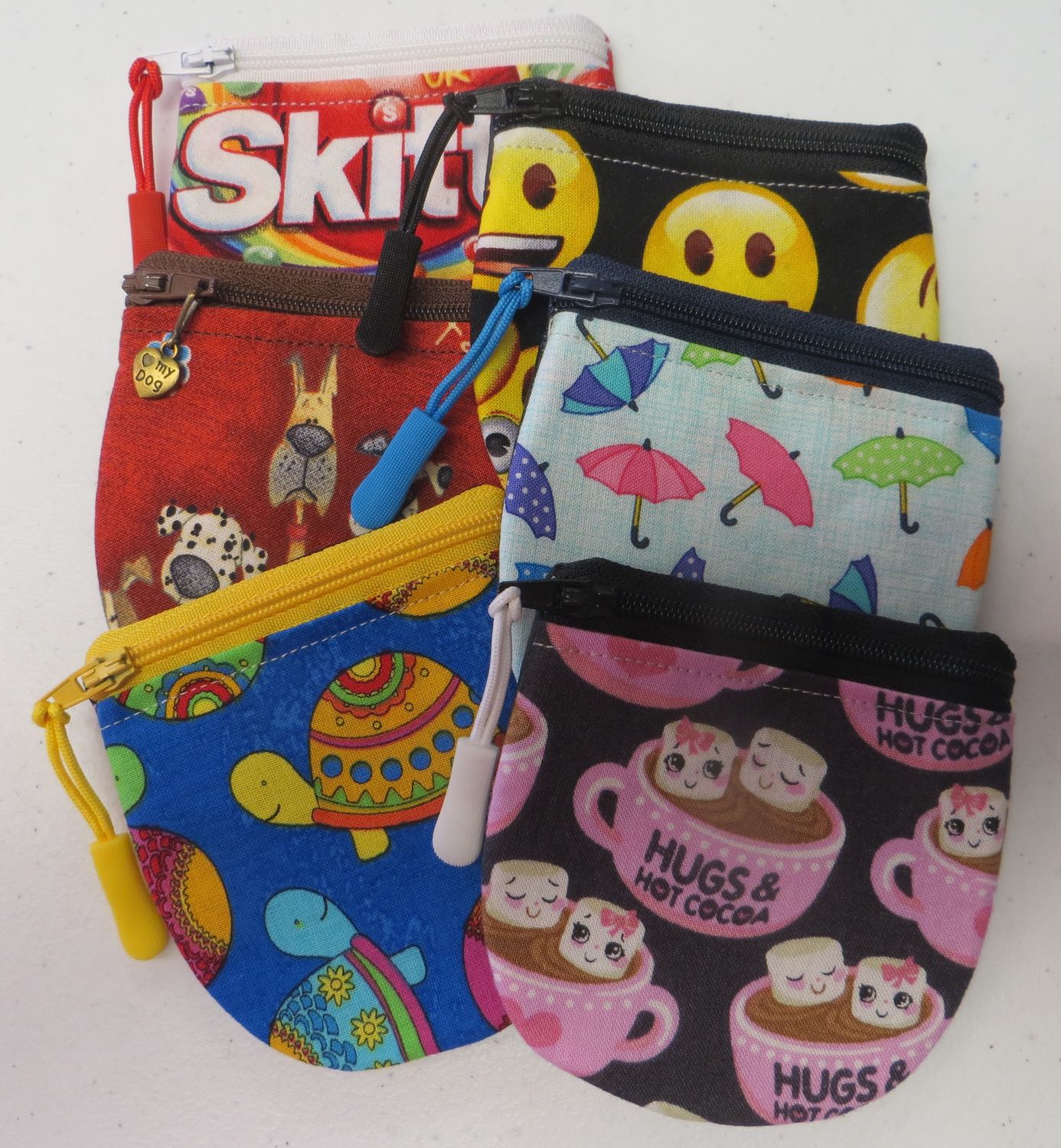 Bucket Coin Pouches
