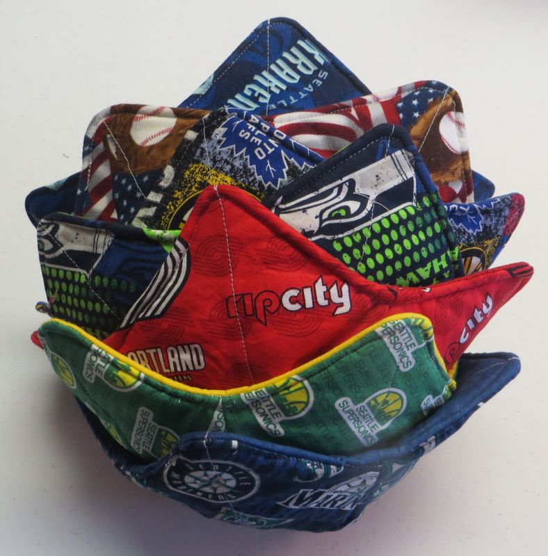Large Sports Microwavable Bowl Cozies