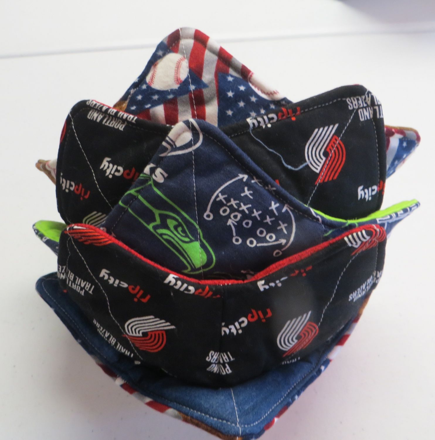 Small Sports Microwavable Bowl Cozies