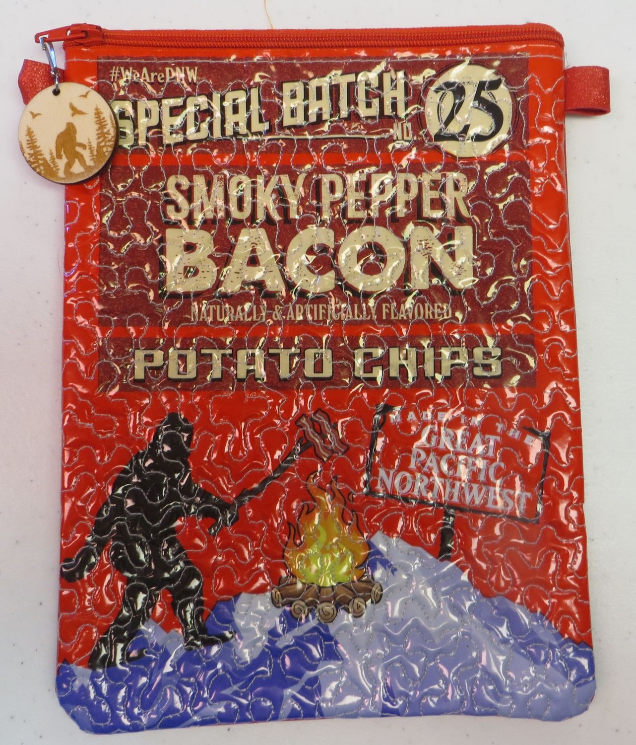 Sasquatch Pepper Bacon Chip Bag