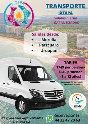 TRANSPORTE REDONDO IXTAPA