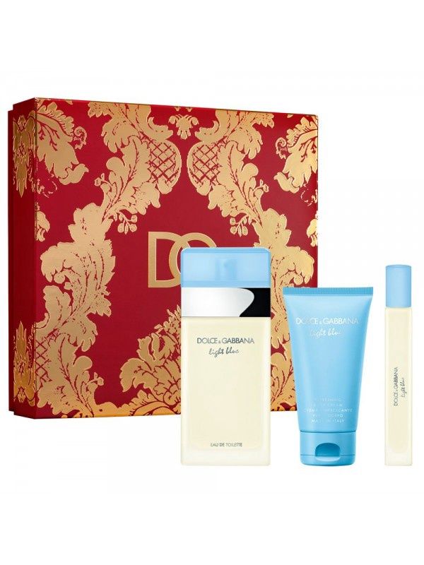 Dolce &amp; Gabbana Light Blue EDT 100 ml + BC 50 ml + Mini 10 ml