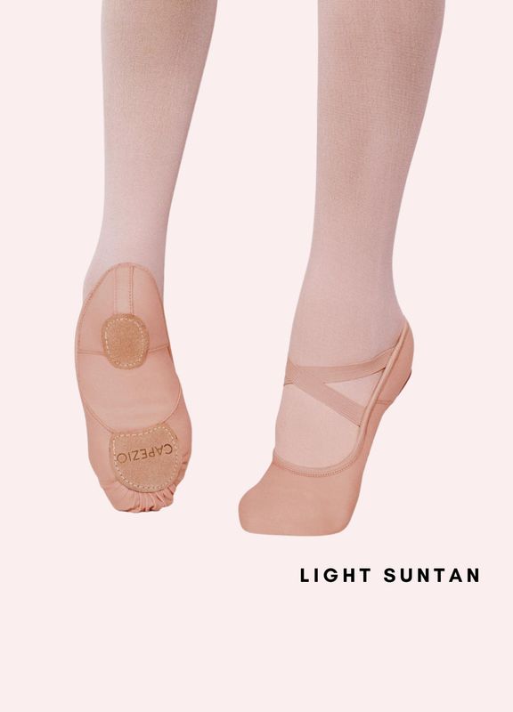 2037C Capezio Hanami Canvas Slipper, Girls