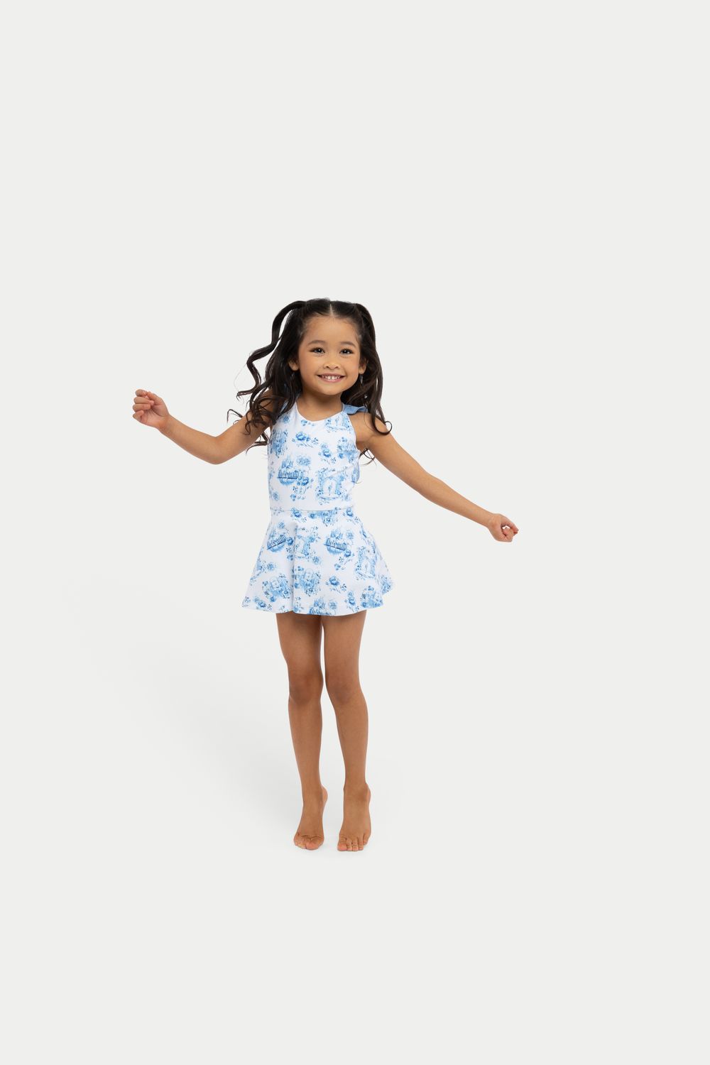 Palmer Dress, Ballet Toile Print