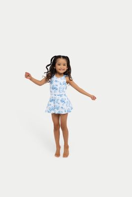 Palmer Dress, Ballet Toile Print