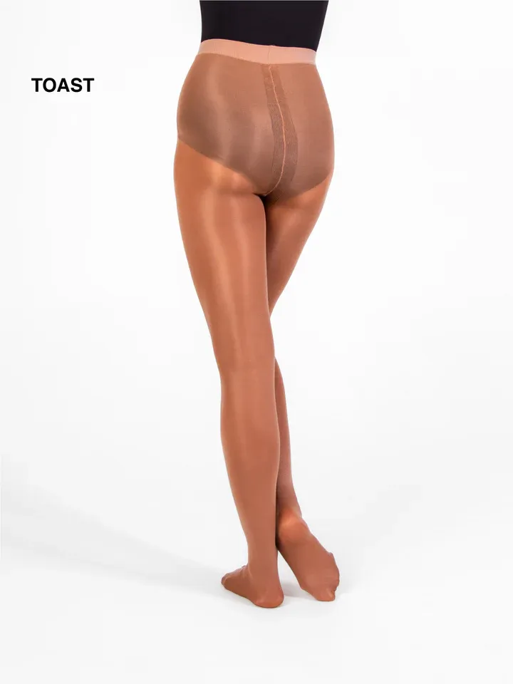 A55 Footed Shimmer Tights, Adult