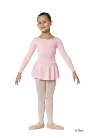 SL123, Child Skirted Leo Lt. Pink 2-4*