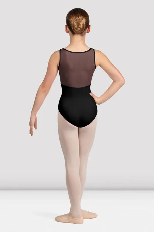 CL5245B, Mesh Bodice Tank Leo